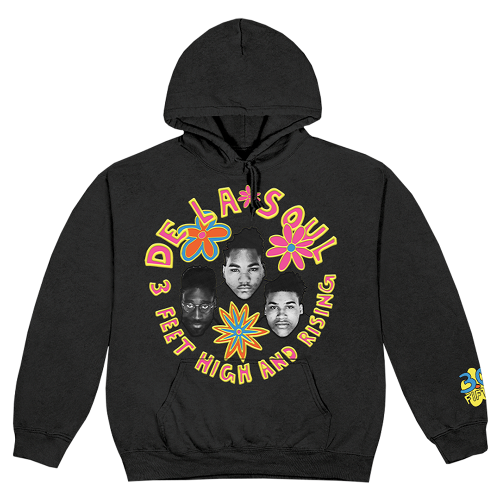 3 Feet High and Rising Black Hoodie