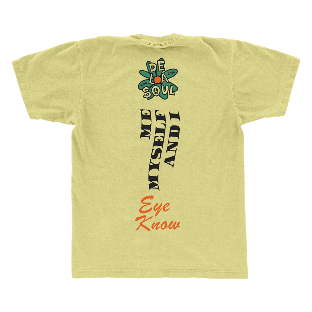 3 Feet High and Rising Yellow Tracklist T-Shirt Back