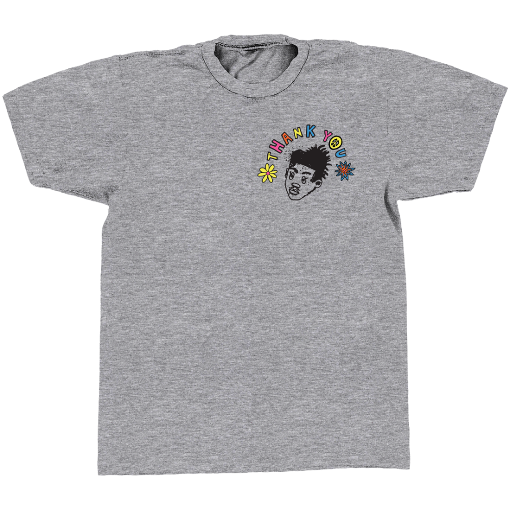 Thank You Dave Grey T-Shirt Front