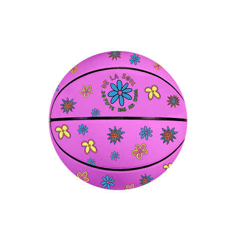 3 Feet High and Rising Pink Floral Basketball