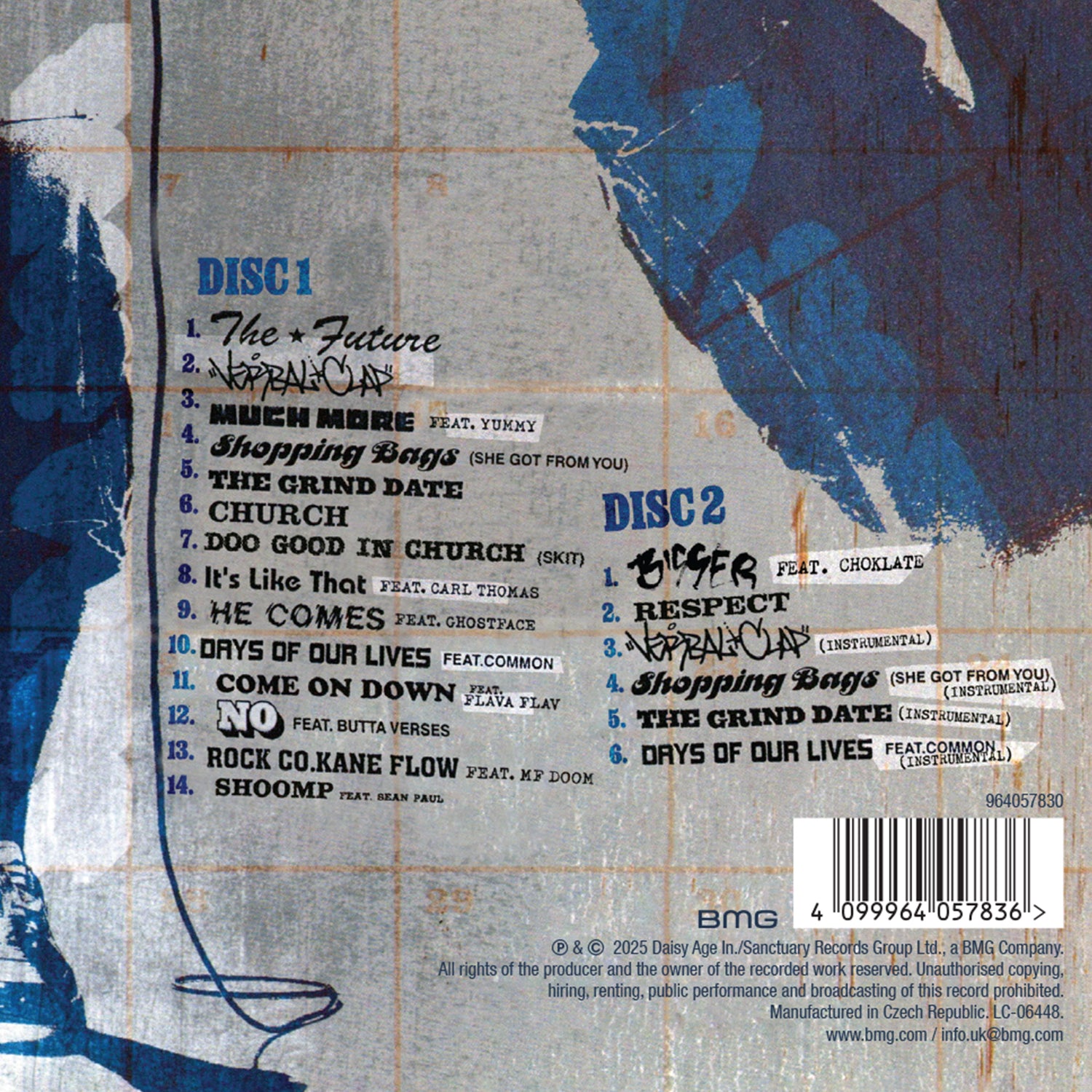 The Grind Date (20th Anniversary Edition) 2CD Back