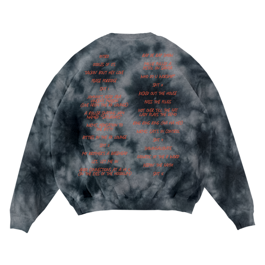 De La Soul Is Dead Tracklist Crewneck Back