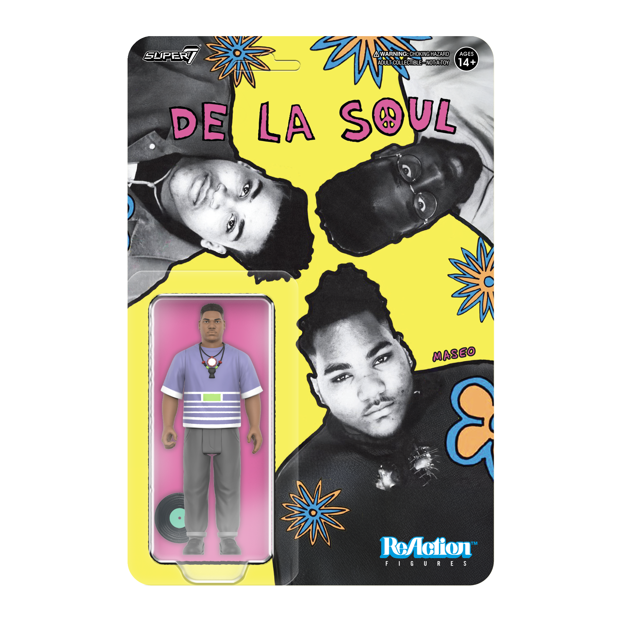 Super7 x De La Soul: Vincent "Maseo" Mason ReAction Figure 
