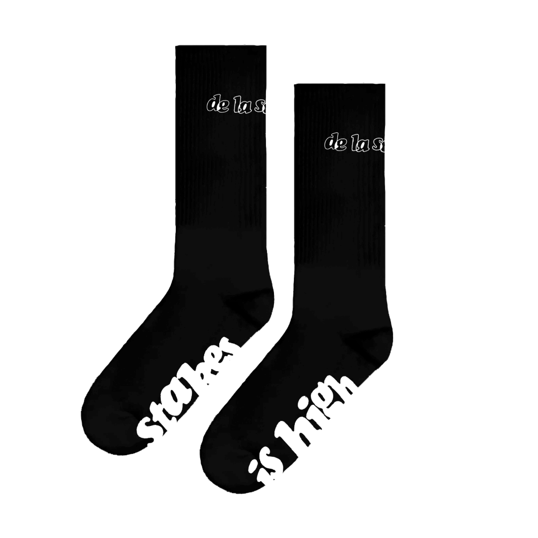 Stakes Is High Black Socks